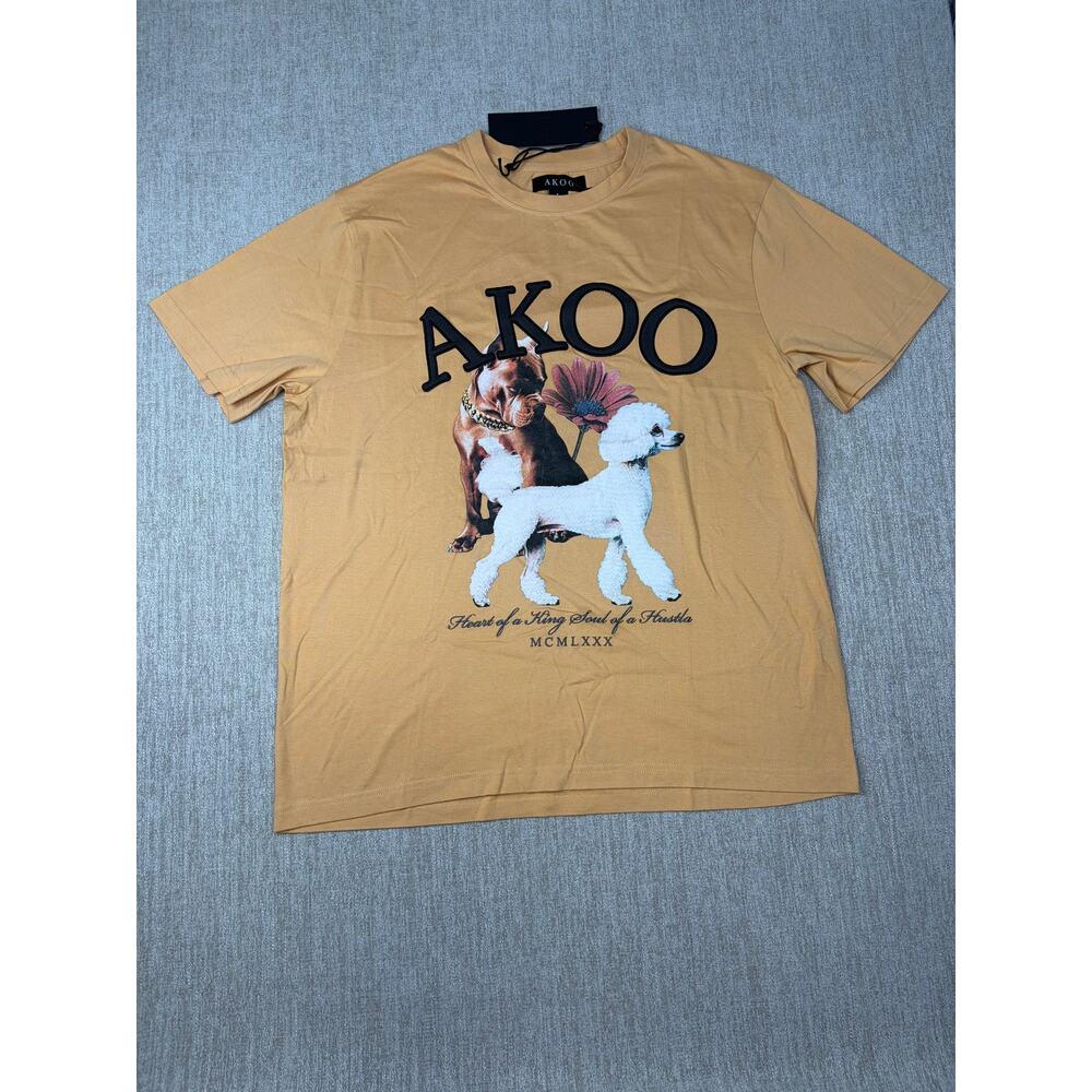 Akoo Woof Shirt  NWT